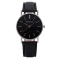 Fashion Large Dial Watch Men's Stitching Belt