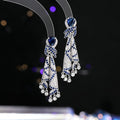 Jewelry Tassel Silver Needle Earring Girl