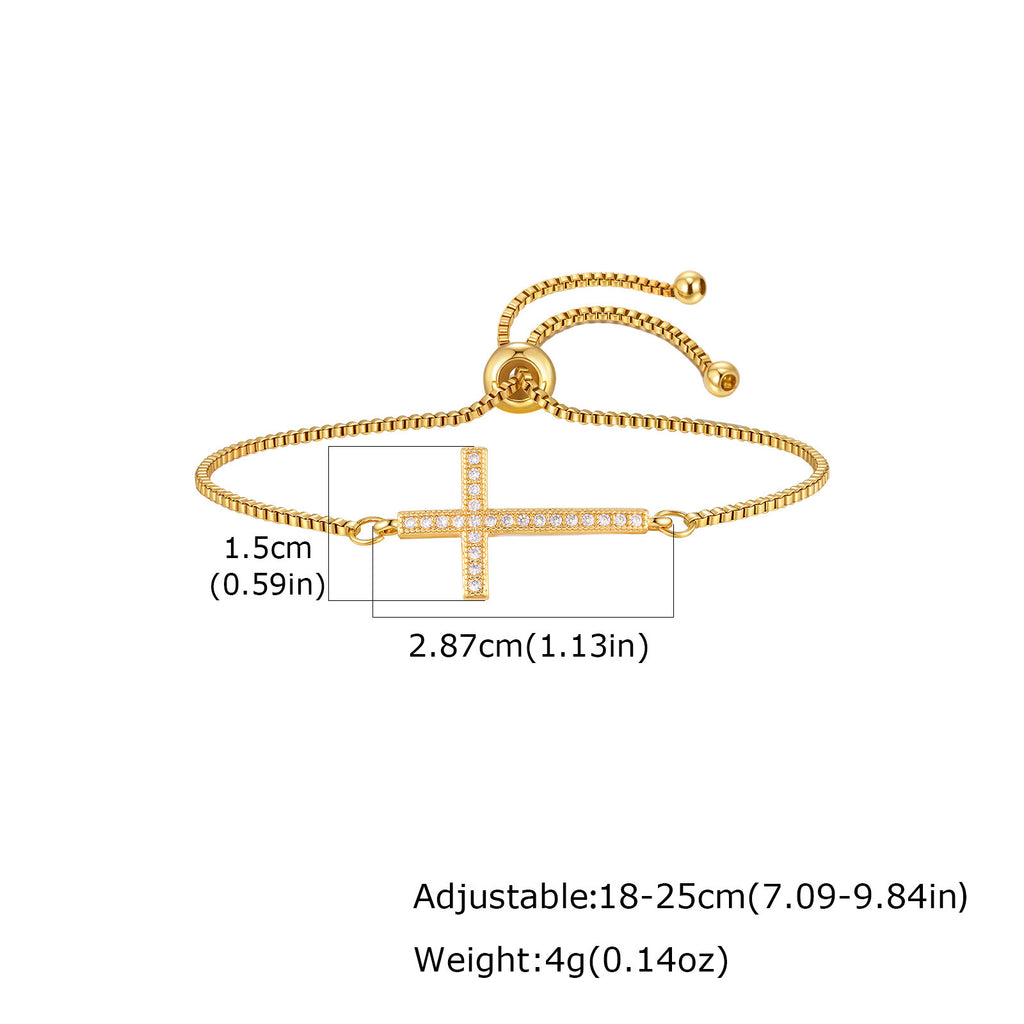 Copper Bangle With Inlays Colorful Resin-coated Zircons Exquisite Design Adjustable Size