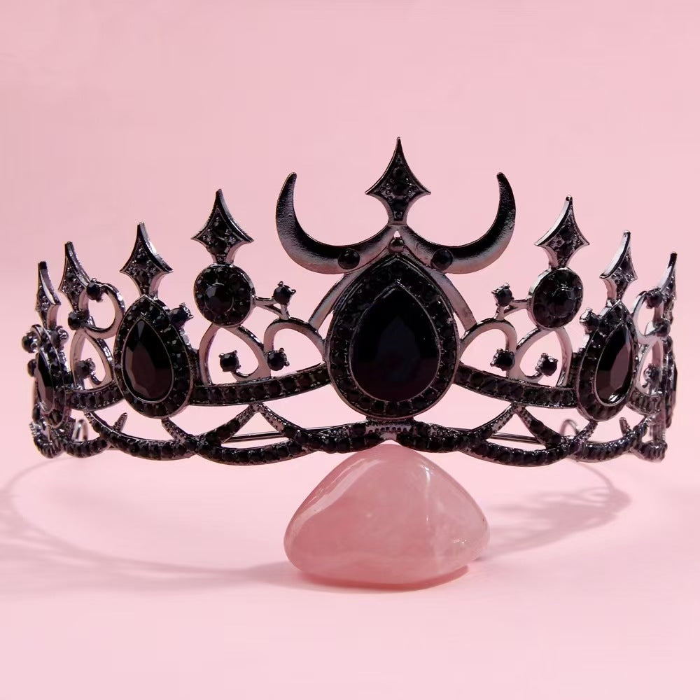 Sleek And Elegant Crown Bridal Headpiece