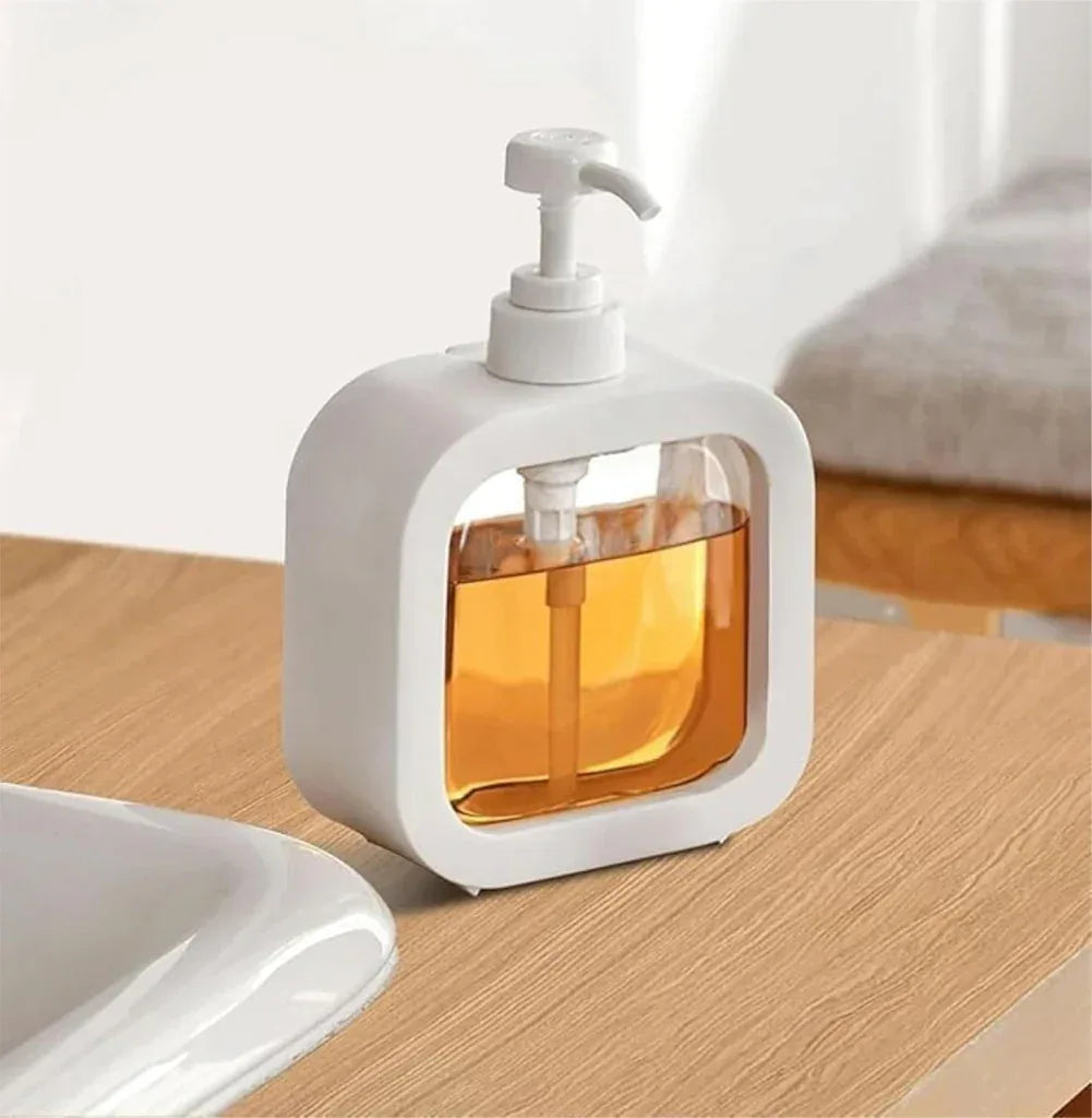 Jumbo ABS Liquid Soap Dispenser  300ml  Wall Mounted  White