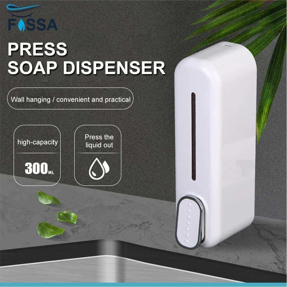 350 ml Wall Mounted White manual Soap Dispenser