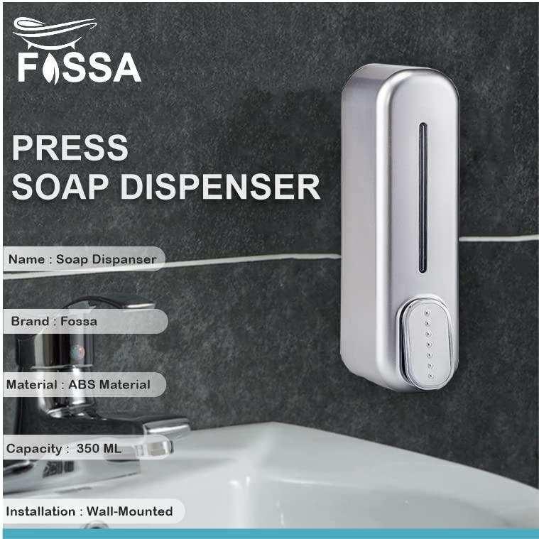 350 ml Wall Mounted Silver manual Soap Dispenser